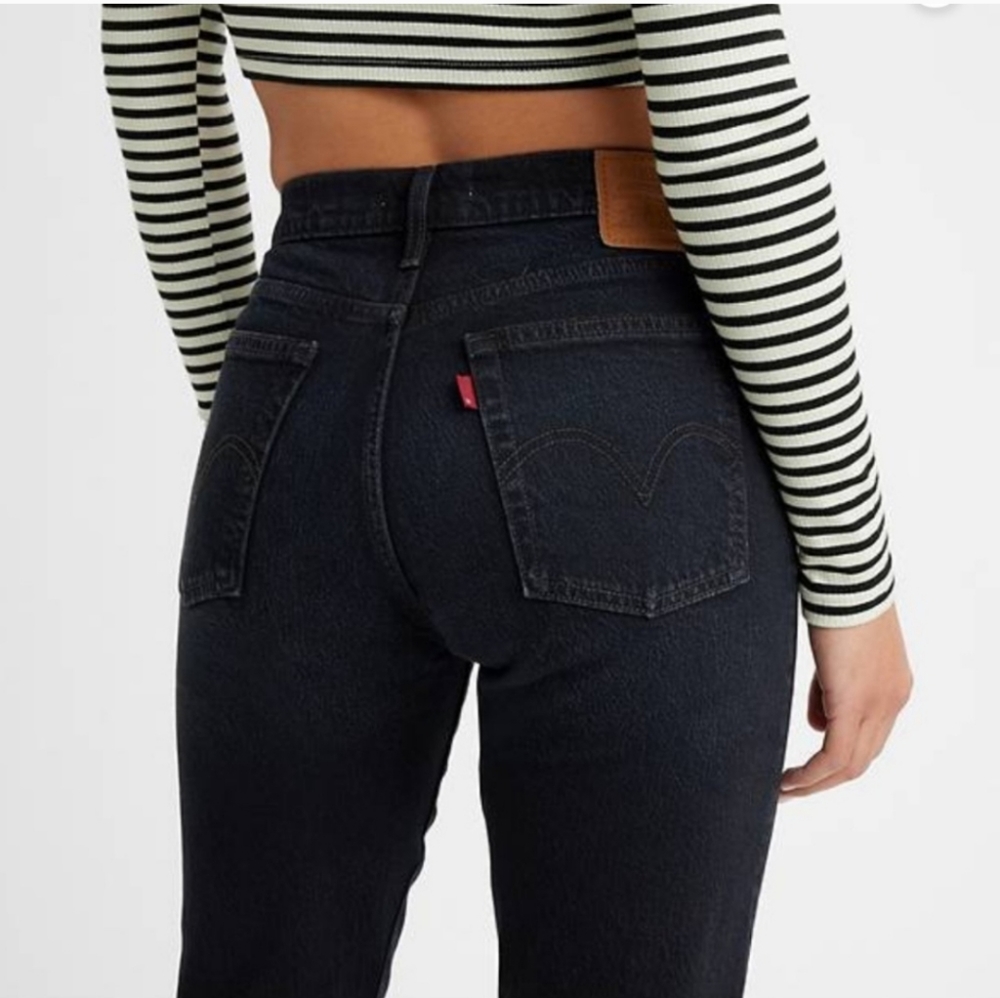 Levi's Wedgie Cut Black Jeans